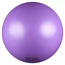 Мяч для художественной гимнастики, силикон, металлик, 15 см 300 г, Ab2803, цвет сиреневый