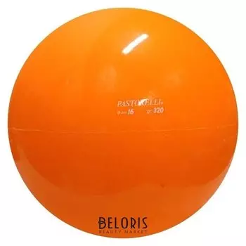 Мяч гимнастический Pastorelli, 16 см, цвет оранжевый