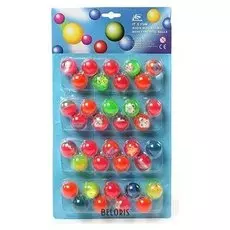 Мяч каучуковый с игрушкой