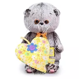 Мягкая игрушка Басик BABY с желтым сердечком 20 см
