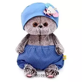 Мягкая игрушка Басик Baby в шапочке с мышкой 20 см