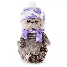 Мягкая игрушка Басик-лыжник 30 см