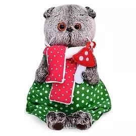 Мягкая игрушка Басик с мухомором 30 см