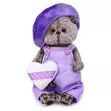 Мягкая игрушка Басик в лиловом 30 см