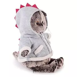 Мягкая игрушка «Басик», в толстовке дракончик, 19 см