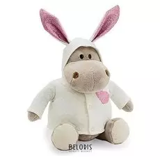 Мягкая игрушка Бегемот Зайчик 20 см