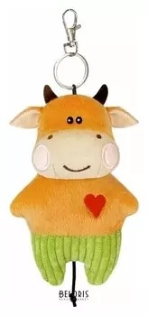 Мягкая игрушка-брелок «Бык луи», 14 см