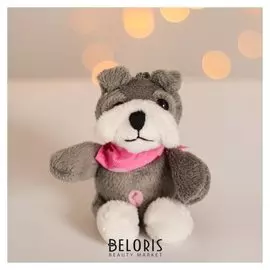 Мягкая игрушка-брелок "Собачка в платке"