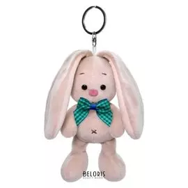 Мягкая игрушка-брелок «Зайка Ми с голубым бантиком», 14 см