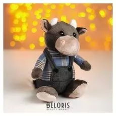 Мягкая игрушка «Бычок в рубашке»