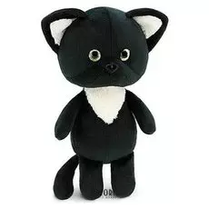 Мягкая игрушка Чёрный котёнок 20 см