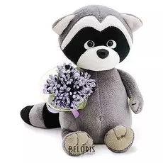 Мягкая игрушка «Енотик Дэнни: Радостный повод» 15 см