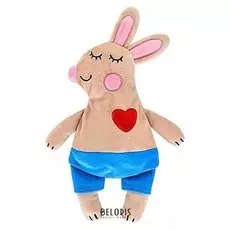 Мягкая игрушка-грелка Зайчик 30 см