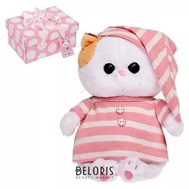 Мягкая игрушка Кошечка Ли-Ли BABY в полосатой пижамке