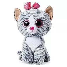 Мягкая игрушка Кошка Kiki с бантиком 40 см