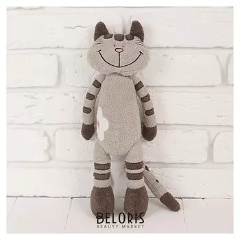 Мягкая игрушка Кот Полосатик, 33 см