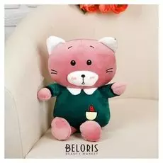 Мягкая игрушка Котик рыбка в кармане