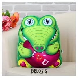 Мягкая игрушка Крокодил с сердцем