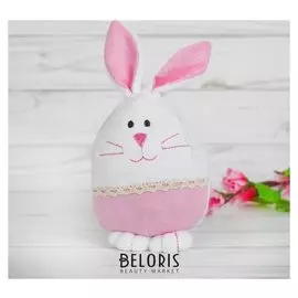 Мягкая игрушка "Кролик" с кружевом