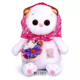 Мягкая игрушка Ли-Ли BABY в косыночке и с корзинкой 20 см