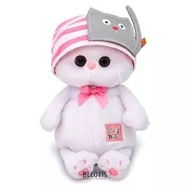 Мягкая игрушка Ли-Ли BABY в шапочке с кошечкой 20 см