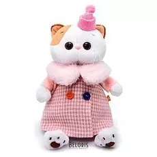 Мягкая игрушка Ли-Ли в комбинированном пальто 27 см