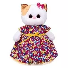 Мягкая игрушка Ли-Ли в платье с цветочным принтом 27 см