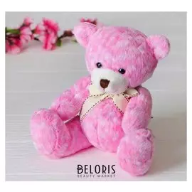 Мягкая игрушка Медведь 20 см с бантом