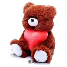 Мягкая игрушка Медведь с сердцем