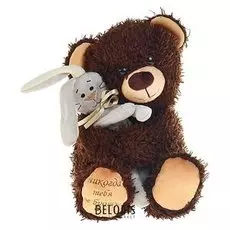 Мягкая игрушка Медвежонок Чиба с зайцем