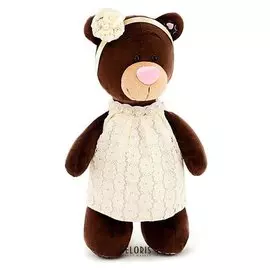 Мягкая игрушка Milk в кружевном платье 25 см