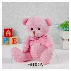 Мягкая игрушка Мишка с бантом 20 см