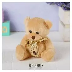 Мягкая игрушка «Мишка с бантом», с сердечками