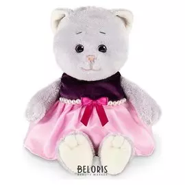 Мягкая игрушка «Мышель в фиолетовом платье», 20 см