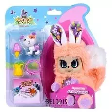 Мягкая игрушка Пушастик Лола с питомцем с аксессуарами 17 см