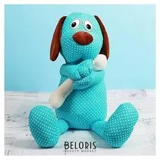 Мягкая игрушка Собака из ситца 50 см