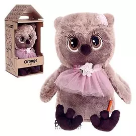 Мягкая игрушка Сова Соня Элегантность 20 см