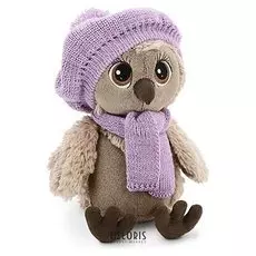 Мягкая игрушка «Сова Соня: Сладкая фиалка» 20 см