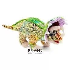 Мягкая игрушка Трицератопс Жаккард 30 см