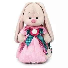 Мягкая игрушка Зайка Ми Розовая дымка, 25 см