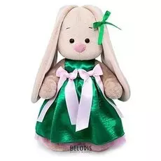 Мягкая игрушка Зайка Ми в нарядном платье, 32 см