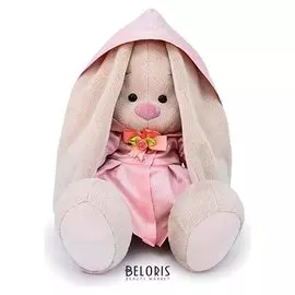 Мягкая игрушка Зайка Ми в розовом плаще, 18 см