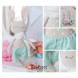 Мягкая игрушка «Зайка вуди», набор для шитья, 18 × 22 × 2 см