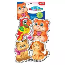 Мягкие пазлы Домашние любимцы