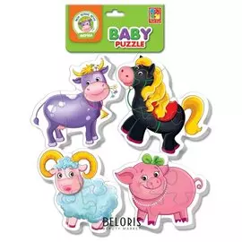 Мягкие пазлы Ферма