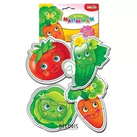 Мягкие пазлы Овощи