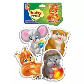 Мягкие пазлы Пушистики