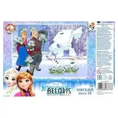 Мягкий пазл Холодное сердце 24 элемента