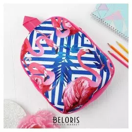 Мягкий рюкзак Фламинго