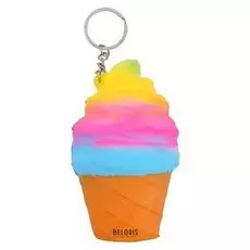 Мялка-сквиши Мороженое на брелоке